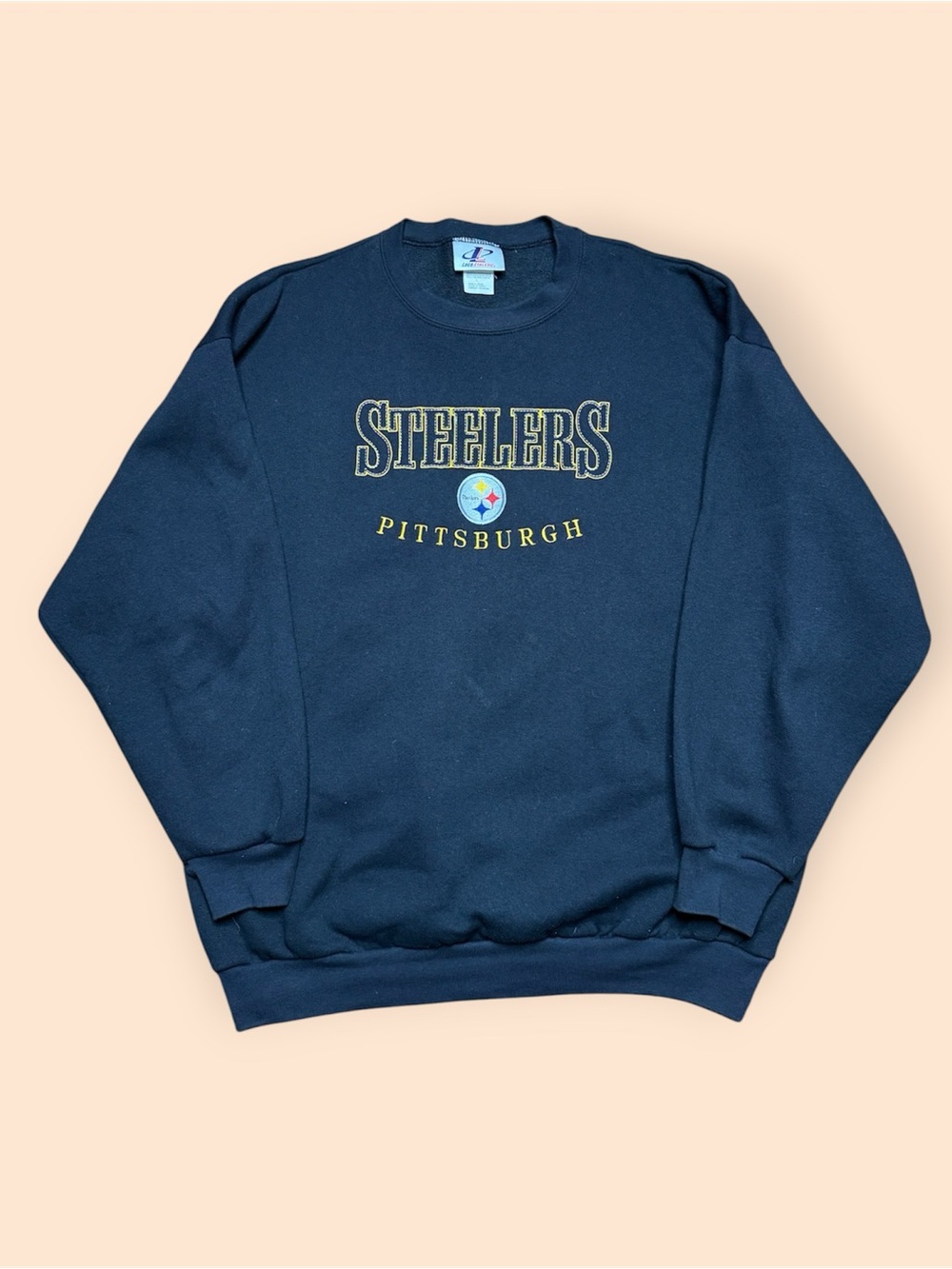 Vintage Pittsburgh Steelers 1990s Crewneck Sweatshirt Logo Athletic 2XL Vtg 90s
